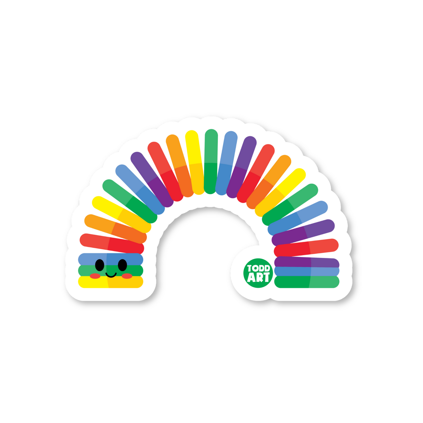 Slinky - 3" Art Sticker