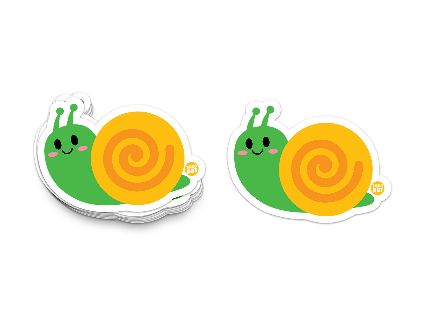 Snail - 3" Art Sticker