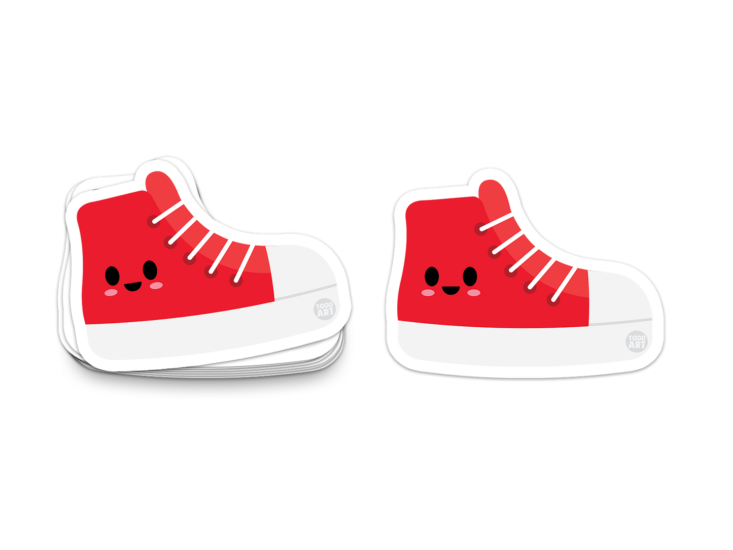 Sneaker - 3" Art Sticker