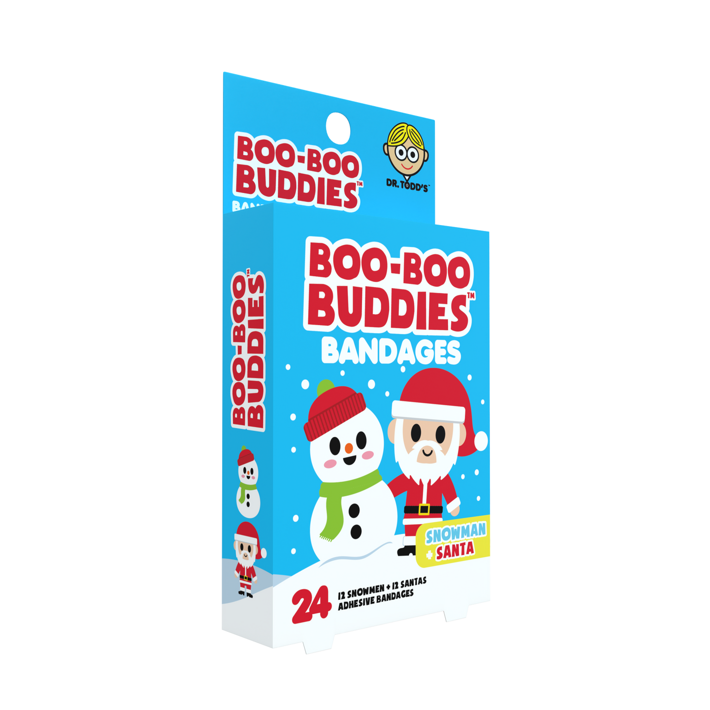 Snowman and Santa Bandages 24 Ct. Dr. Todd’s Boo Boo Buddies®
