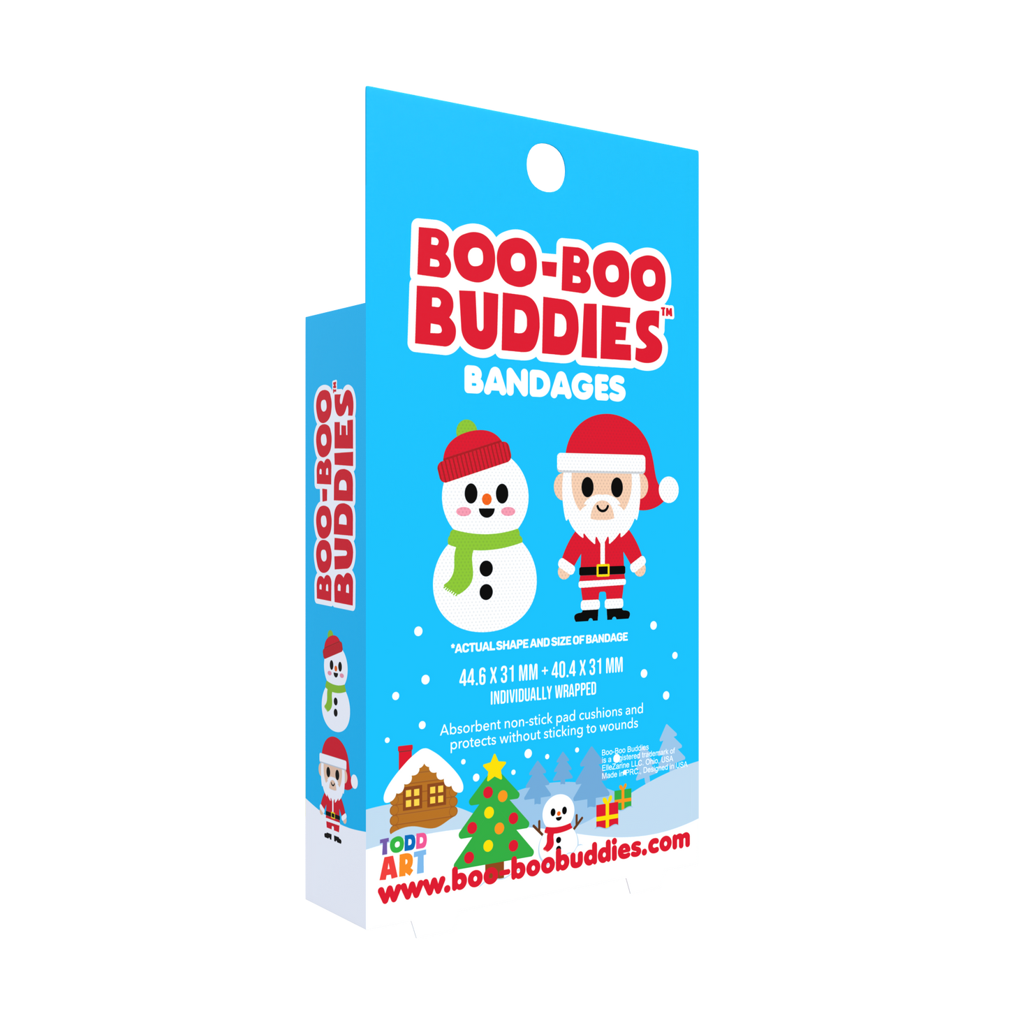 Snowman and Santa Bandages 24 Ct. Dr. Todd’s Boo Boo Buddies®