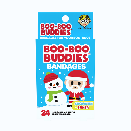 Snowman and Santa Bandages 24 Ct. Dr. Todd’s Boo Boo Buddies®