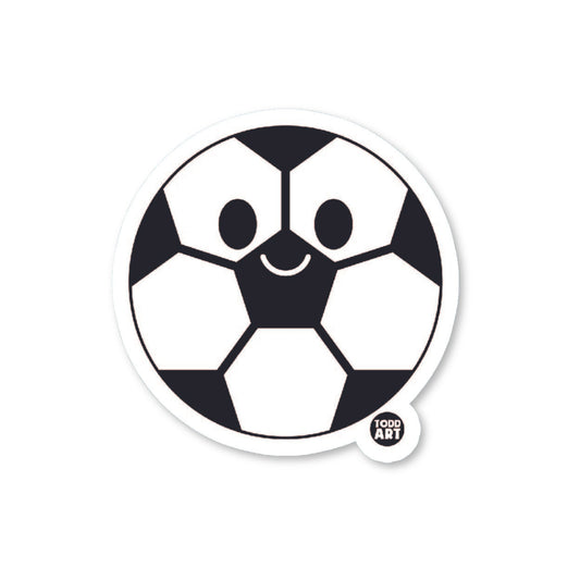 Soccer Ball - 3" Art Sticker