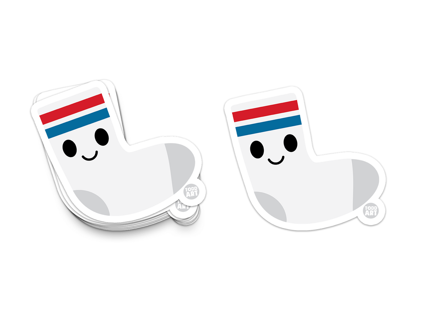 Sock - 3" Art Sticker