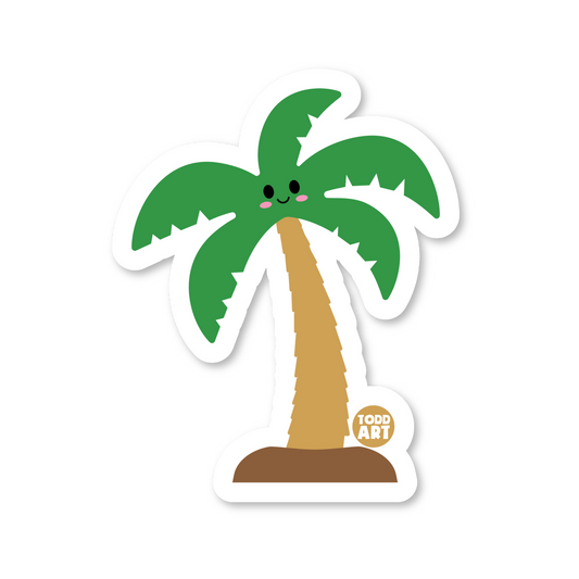 Palm Tree - 3" Art Sticker