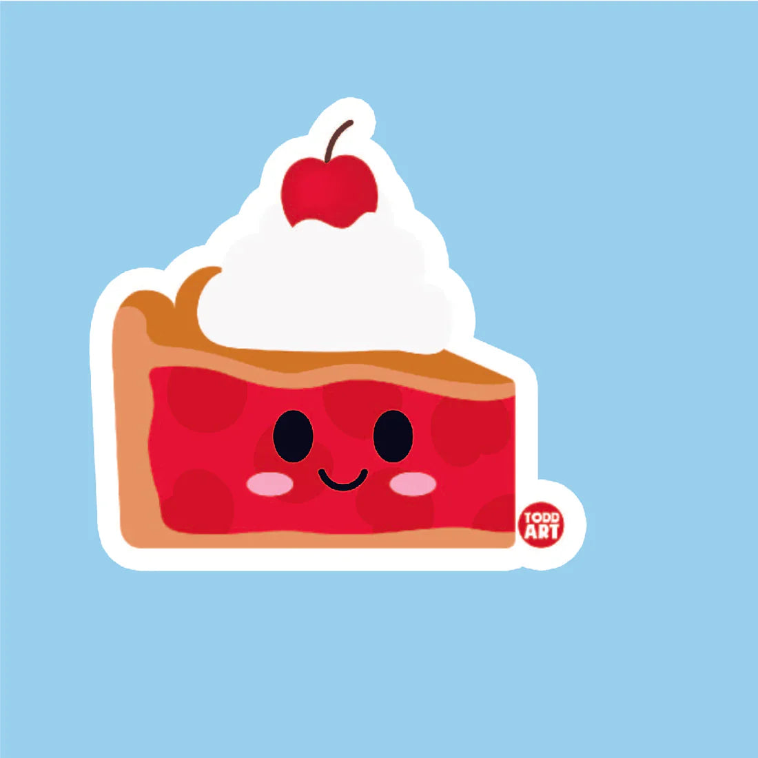 Cherry Pie - 3" Art Sticker