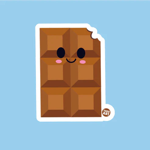 Chocolate Bar - 3" Art Sticker