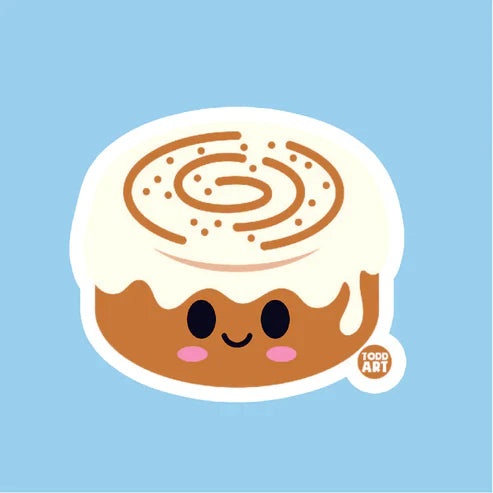 Cinnamon Roll - 3" Art Sticker