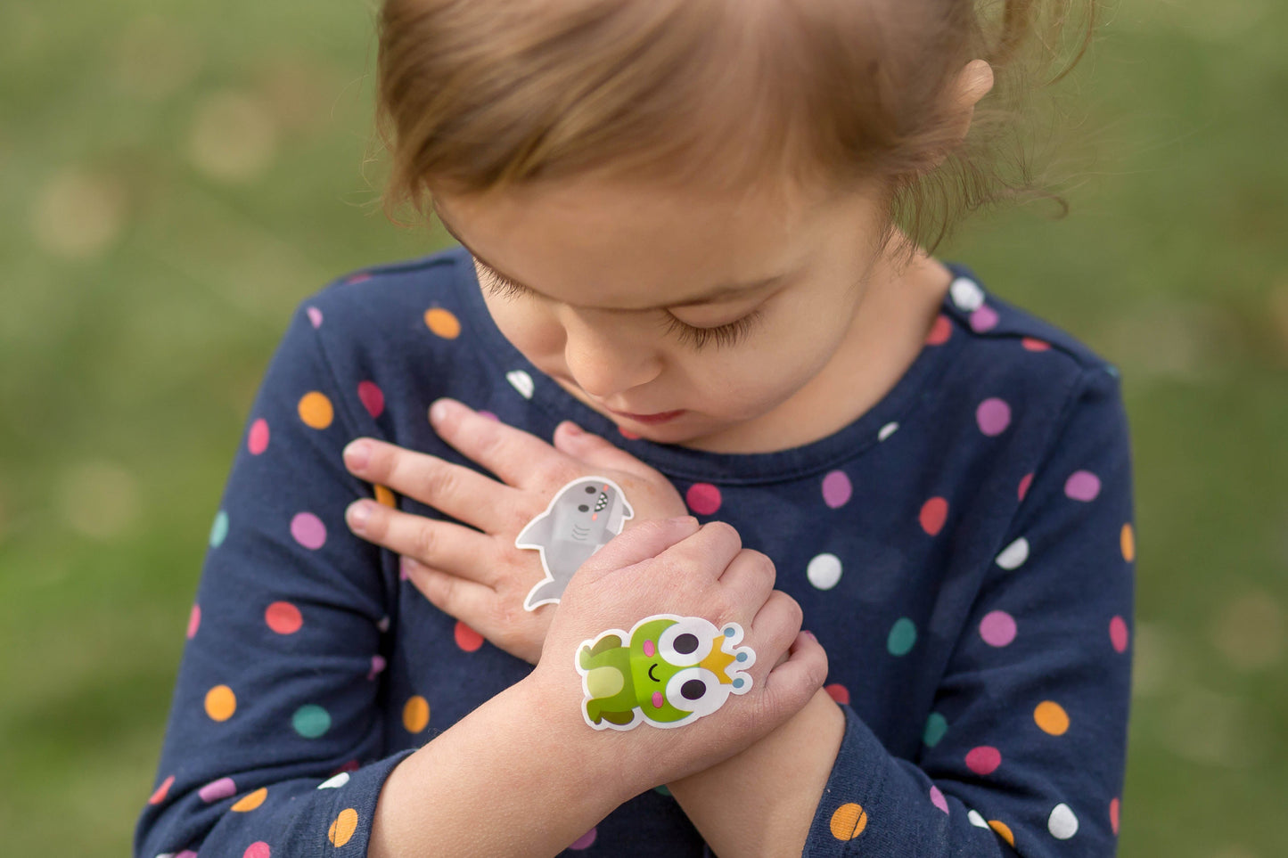 Pancake & Waffle Bandages for Kids – Waterproof, Latex-Free, 24 Count