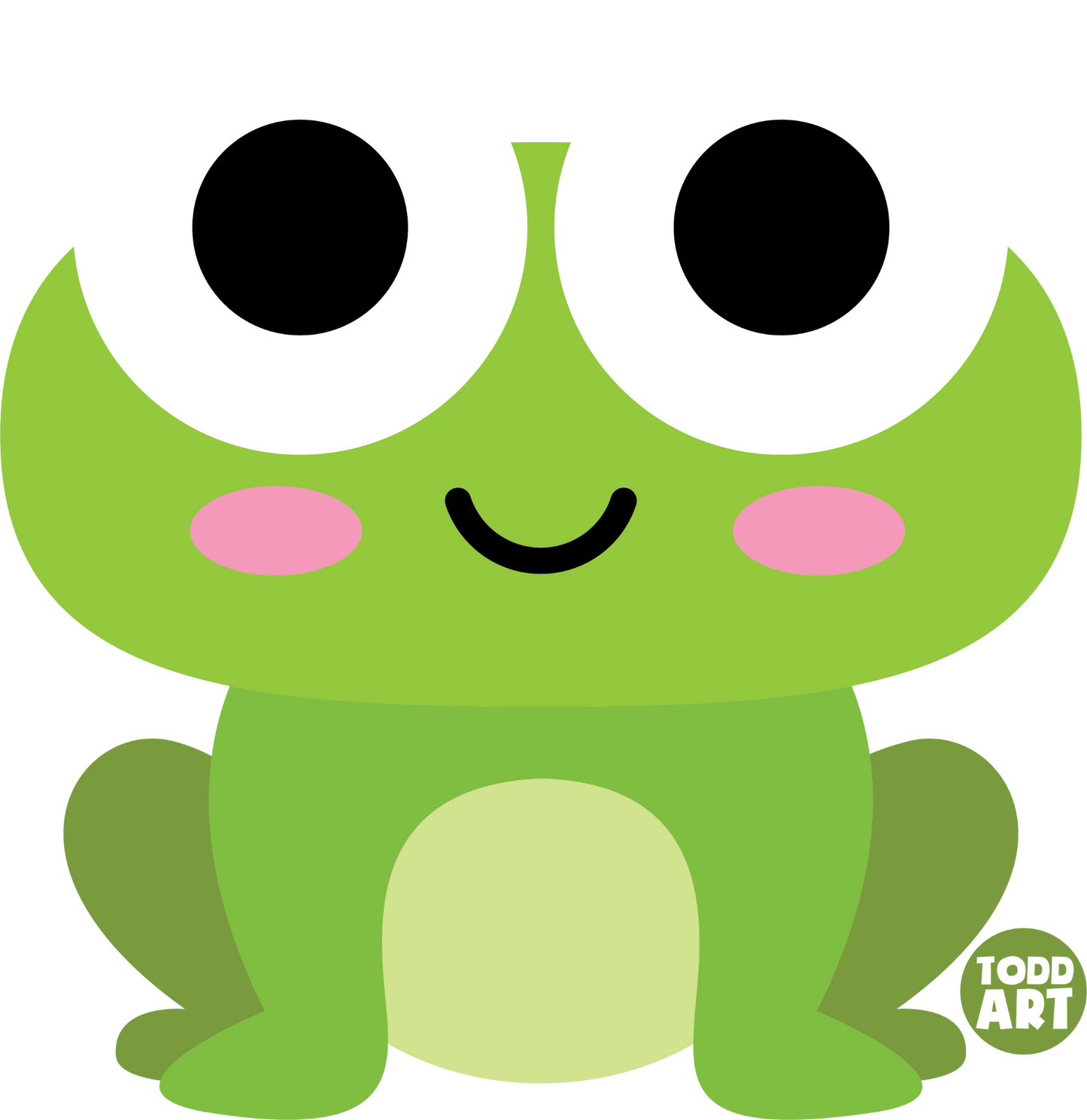 Frog - 3" Art Sticker