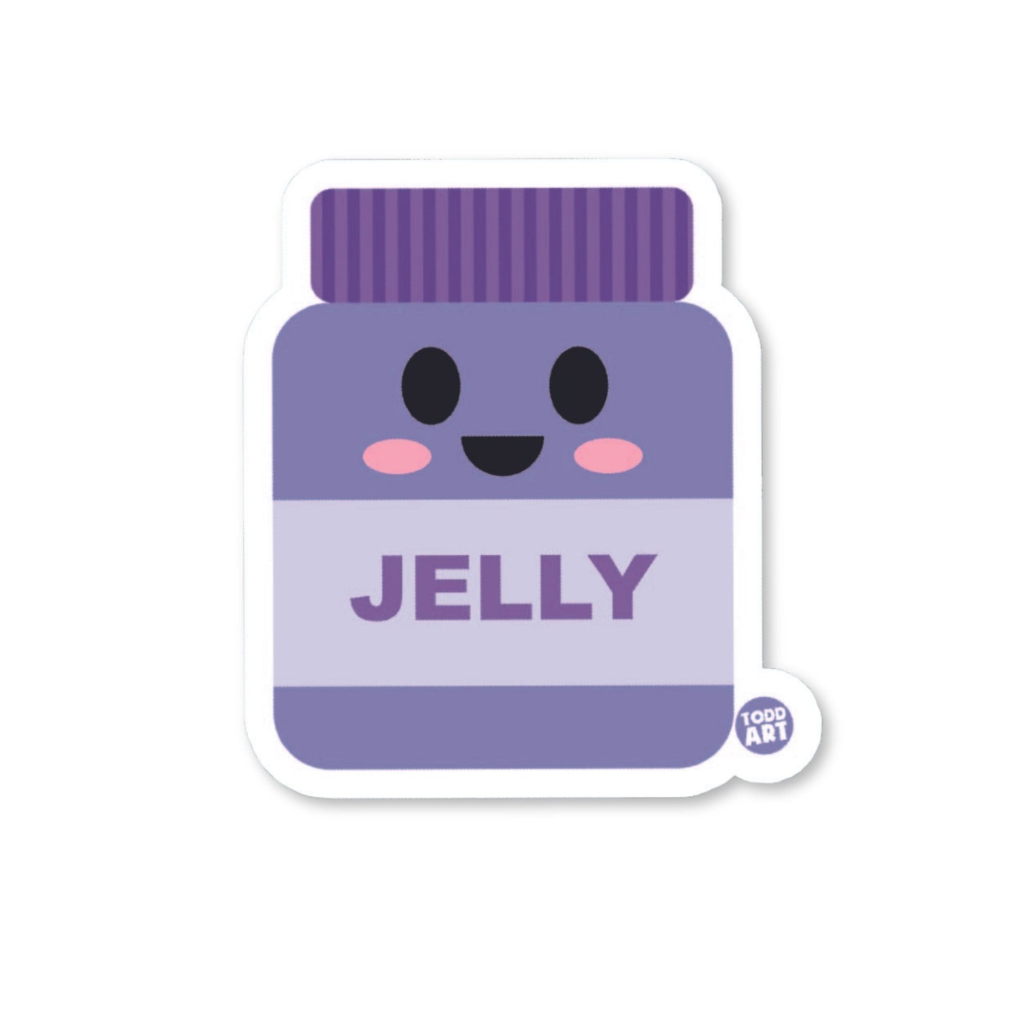 Jelly - 3" Art Sticker