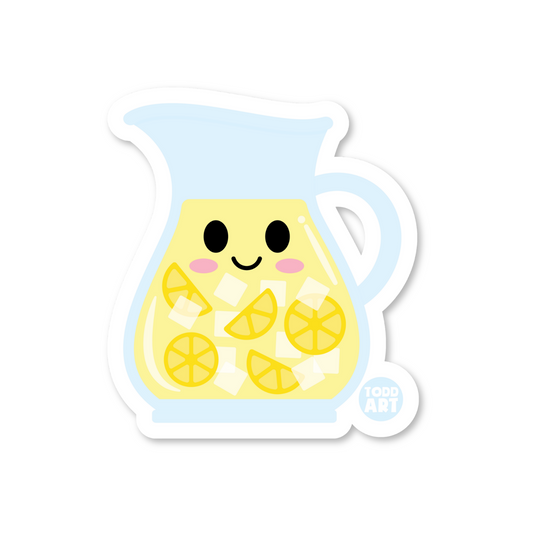 Lemonade Jar - 3" Art Sticker