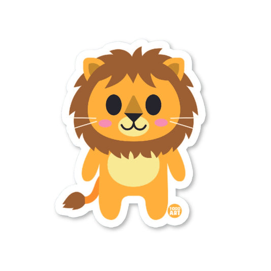 Lion - 3" Art Sticker