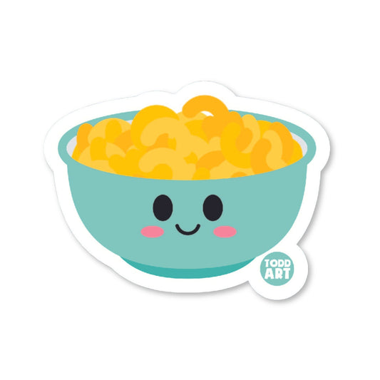 Mac and Cheese Bowl - 3" Art Sticker