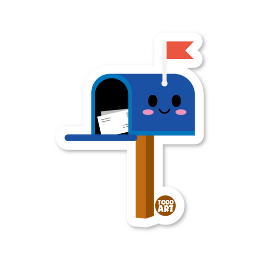 Mail Box - 3" Art Sticker