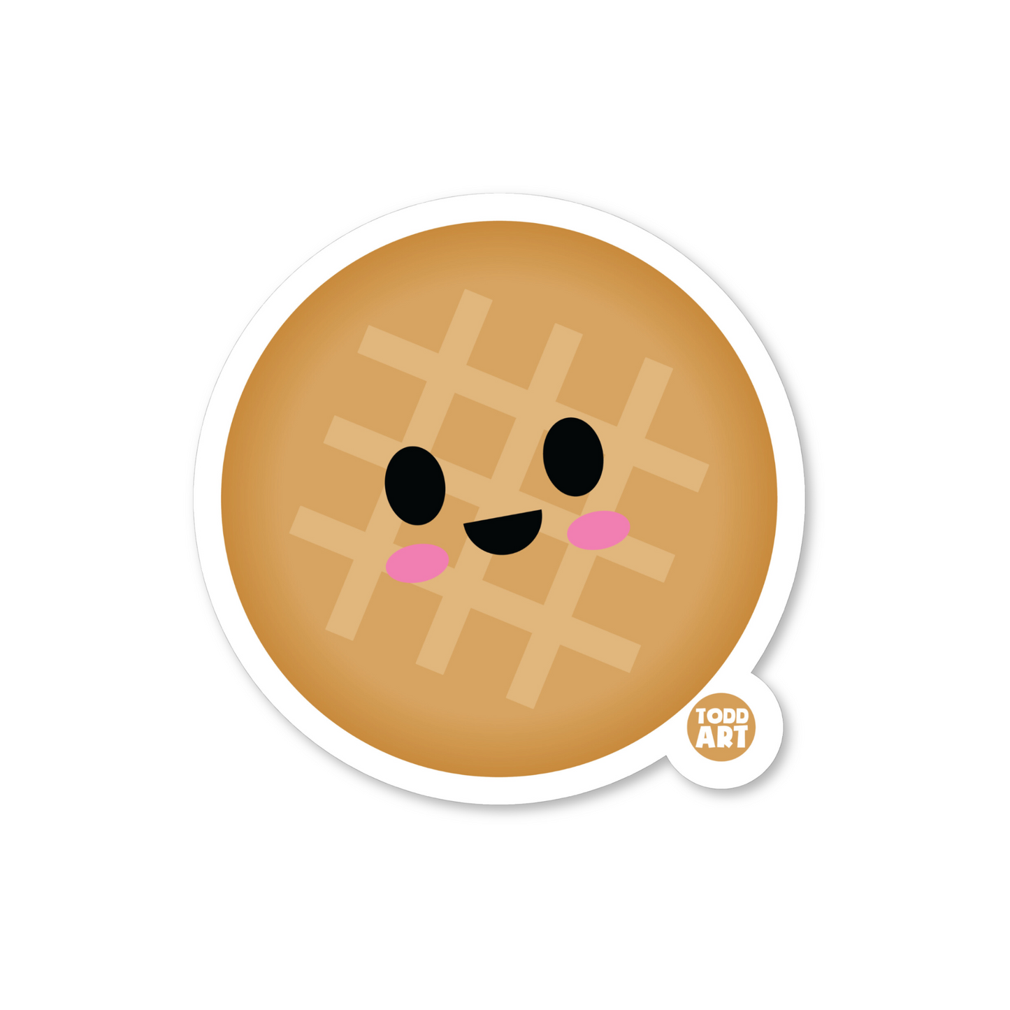 Peanut Butter Cookie - 3" Art Sticker