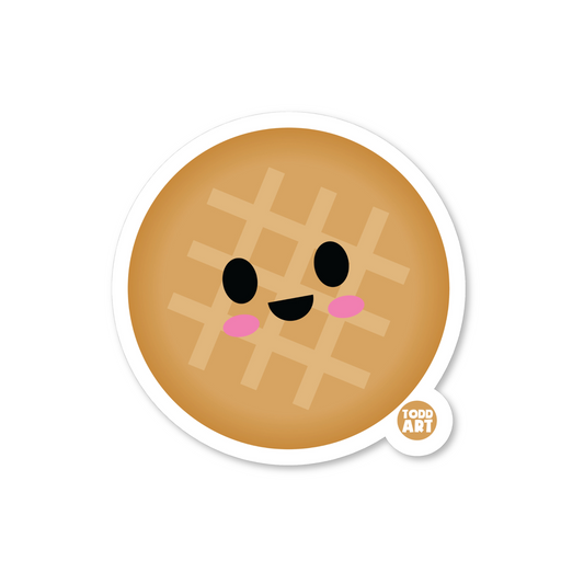 Peanut Butter Cookie - 3" Art Sticker