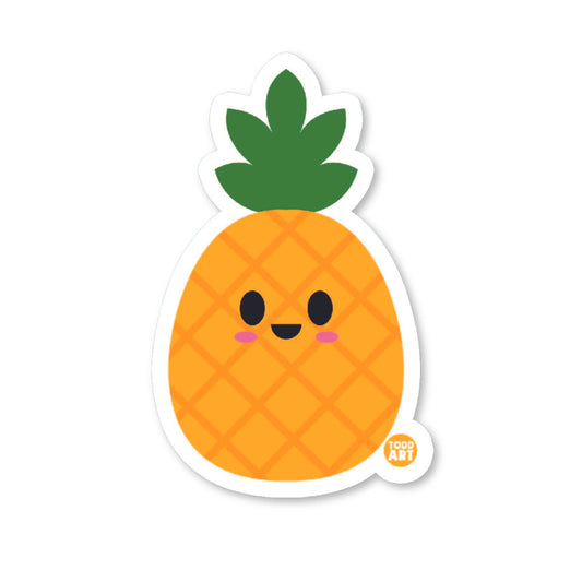 Pineapple - 3" Art Sticker