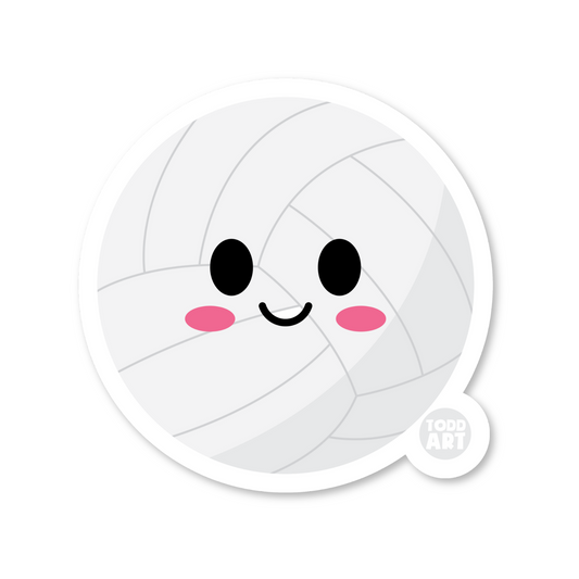 Volleyball - 3" Art Sticker